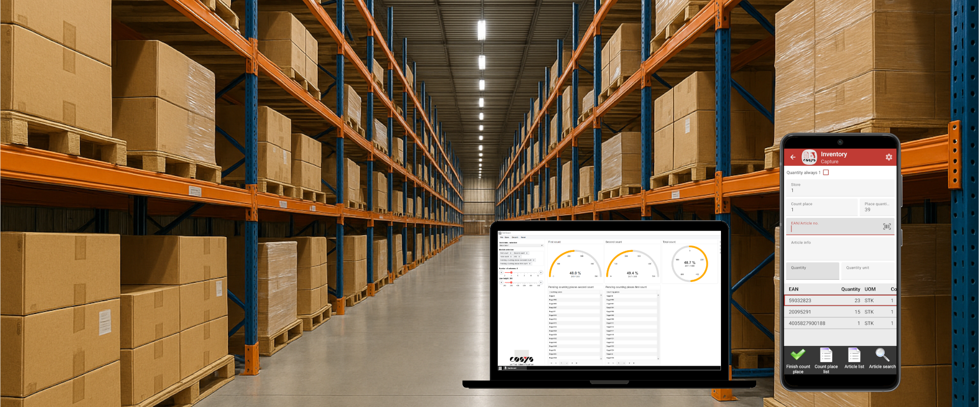 Stocktaking software 