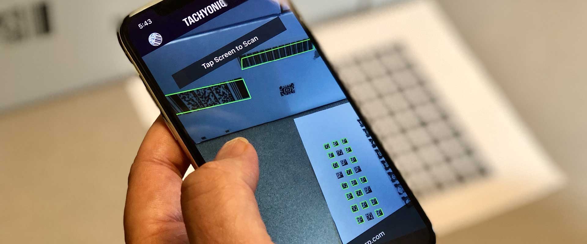 COSYS Barcode Scanning mit Smartphone Apps