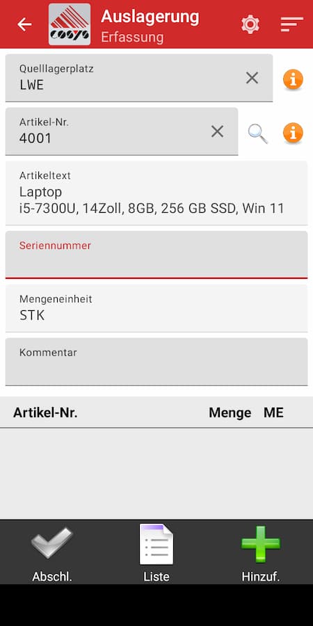 Auslagerung