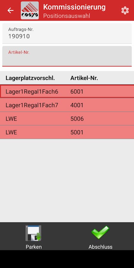Kommissionierung