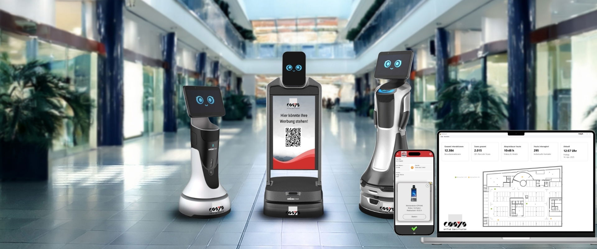 COSYS Begrüßungsroboter