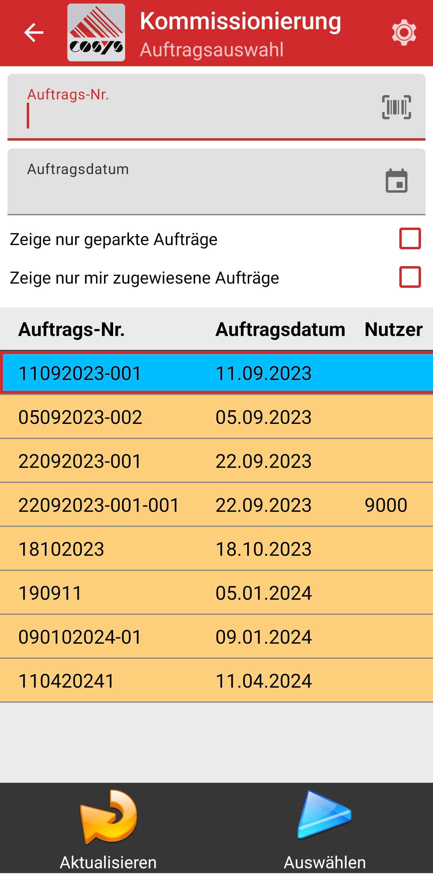 Kommissionierung