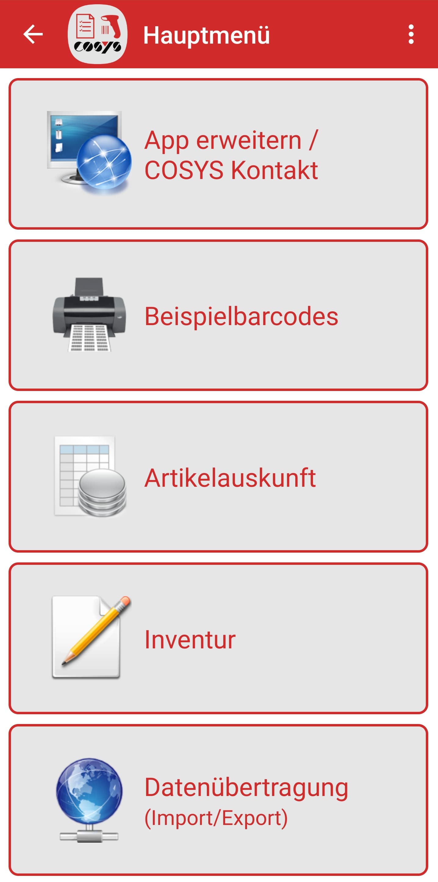 Inventur App Android