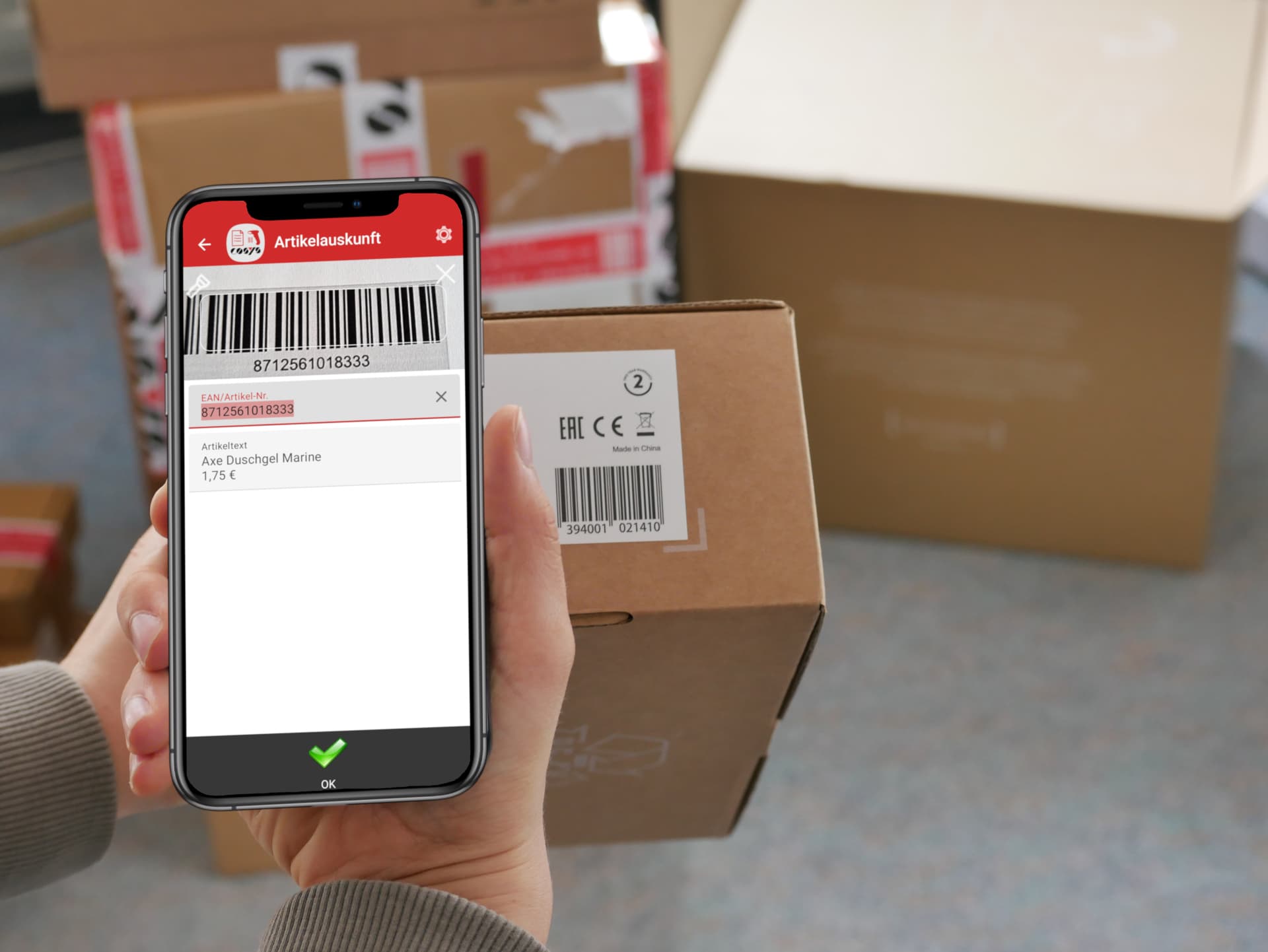 Barcode Erfassung Inventur