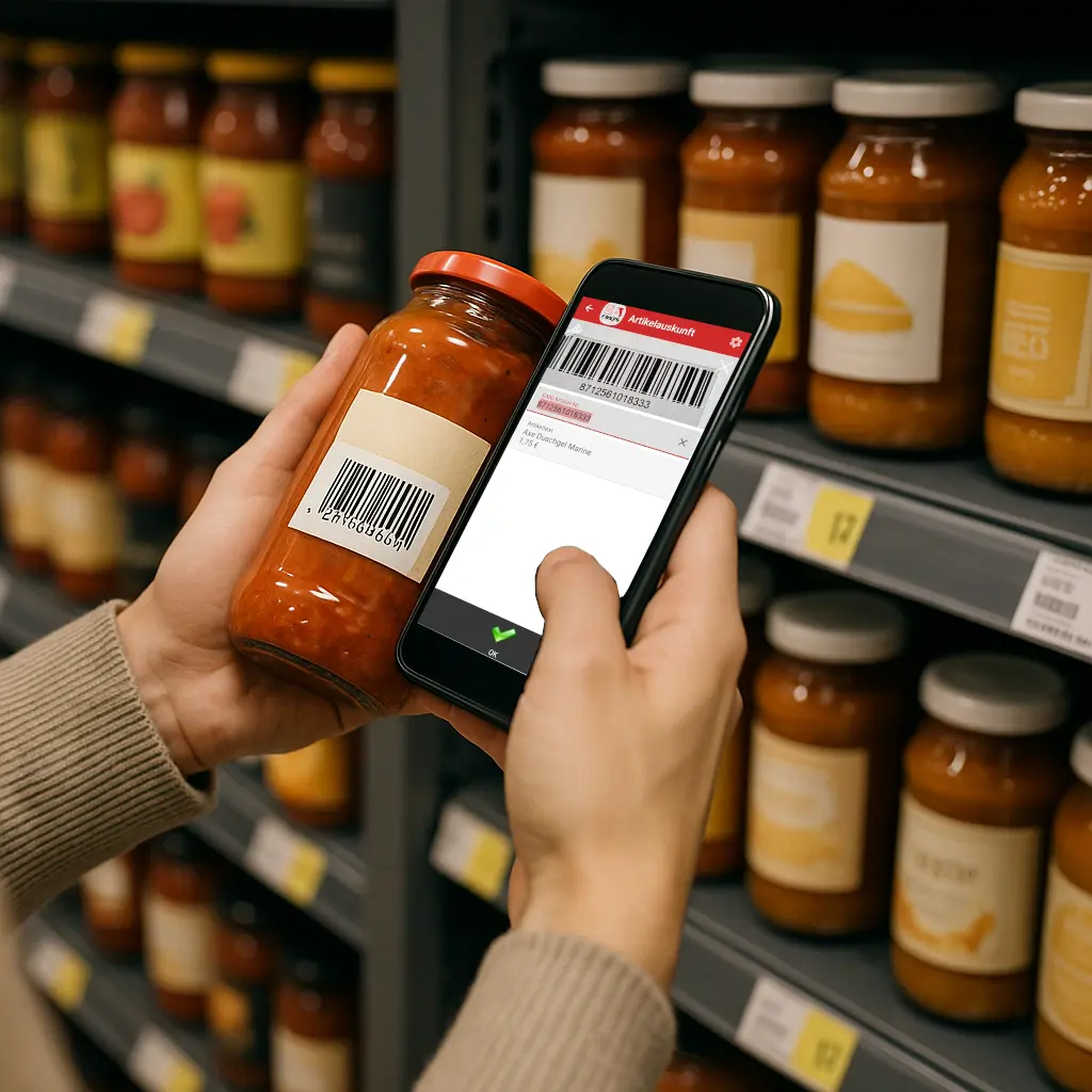 Barcode scannen mit einer Inventur App