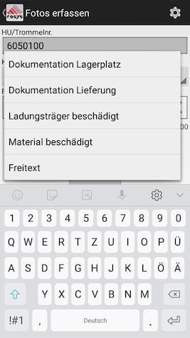 Ablieferscannung Mobile Datenerfassung COSYS