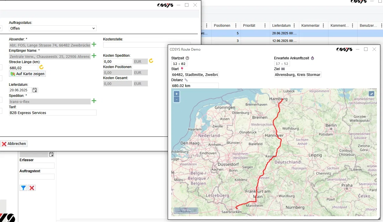 Routenplanung