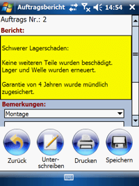 Bericht Erstellung Windows Mobile / CE Software von COSYS