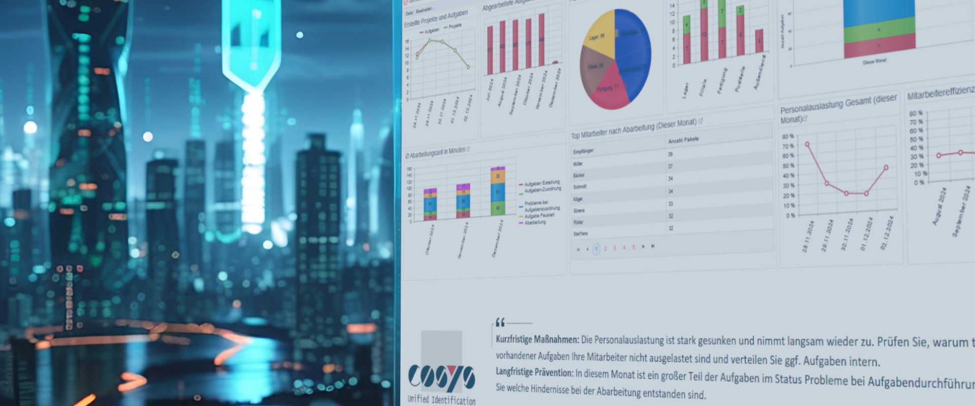 Effiziente Logistik durch BI und Dashboards