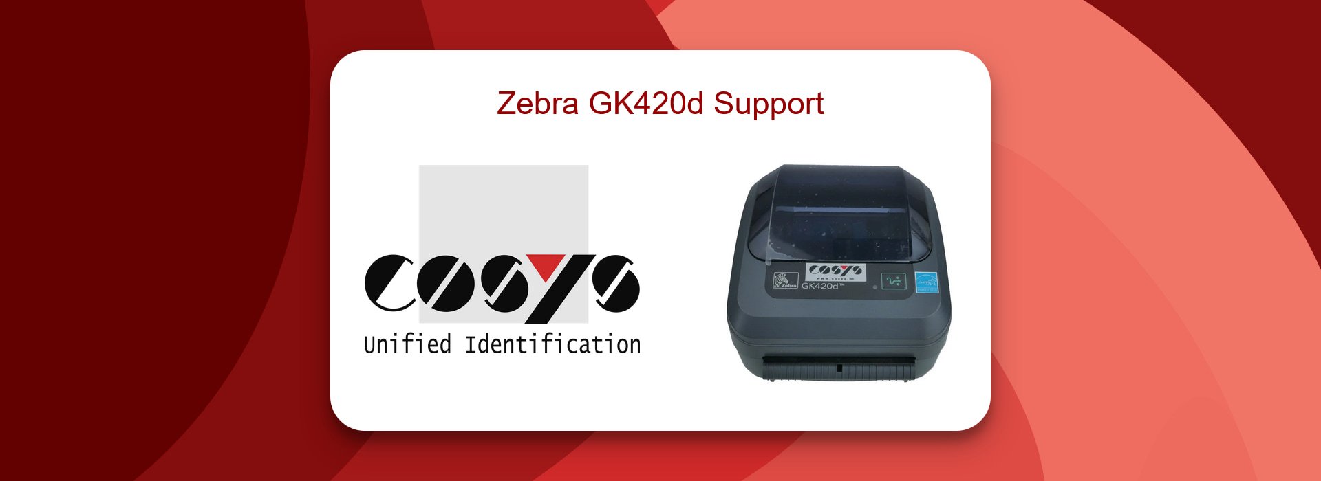 Zebra GK420d Support für Etikettendruck