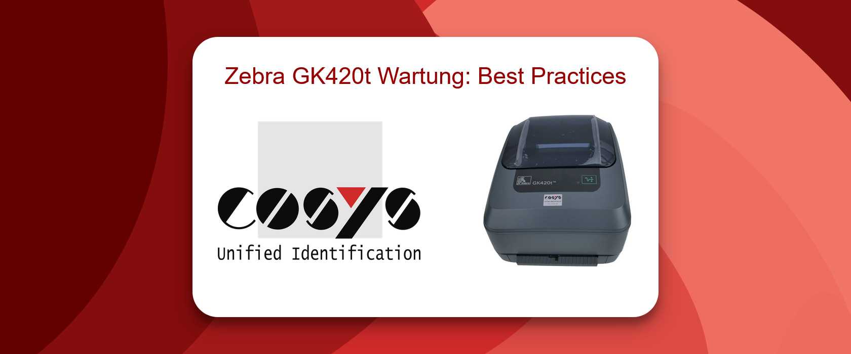 Zebra GK420t Wartung und Support