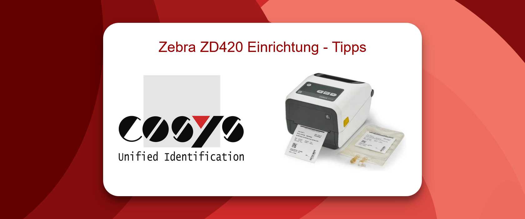 ZD420 Drucker Einrichtung