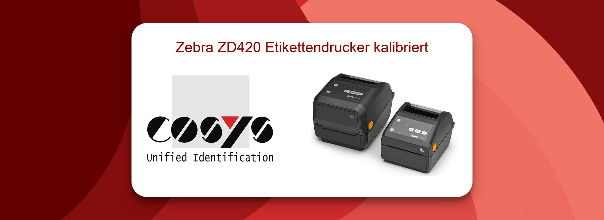 Zebra ZD420 Etikettendrucker kalibriert
