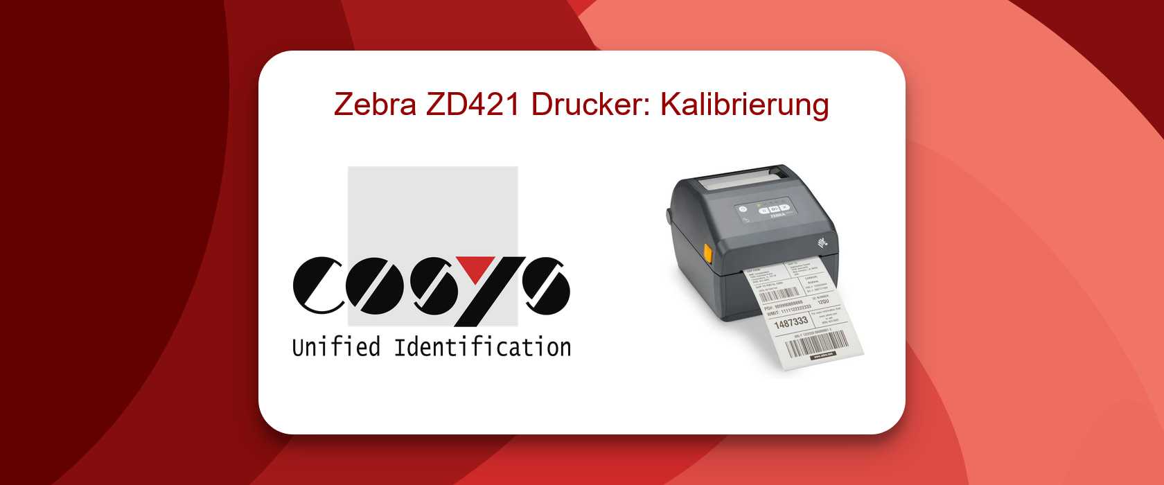 Zebra ZD421 Drucker Kalibrierung