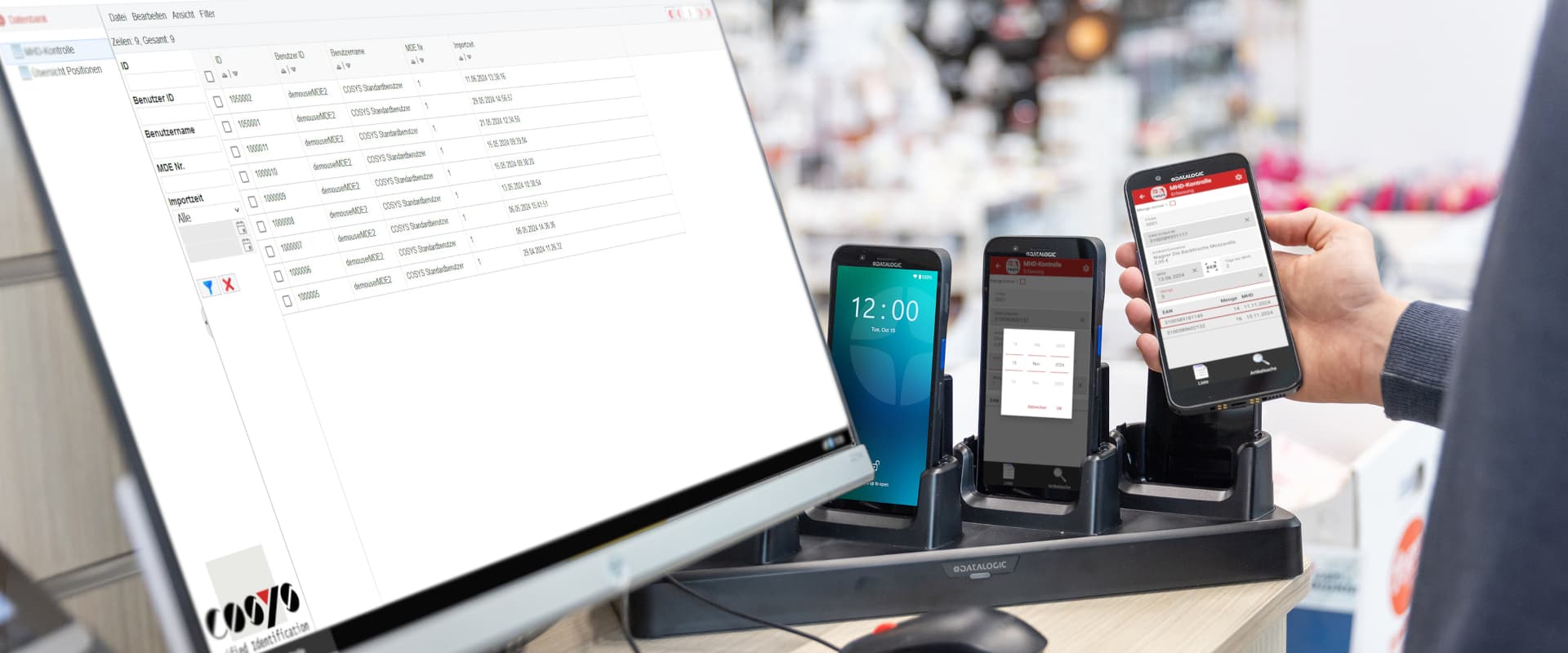 Der Datalogic Memor 12/17 im Praxiseinsatz
