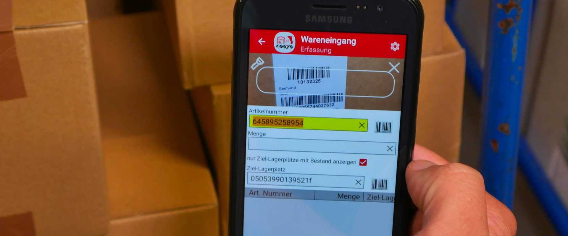 Warehouse Barcode Scanner App