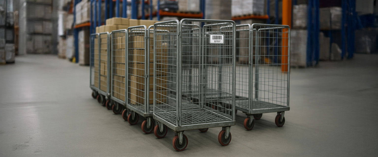 Rollcontainer in der Logistik richtig managen
