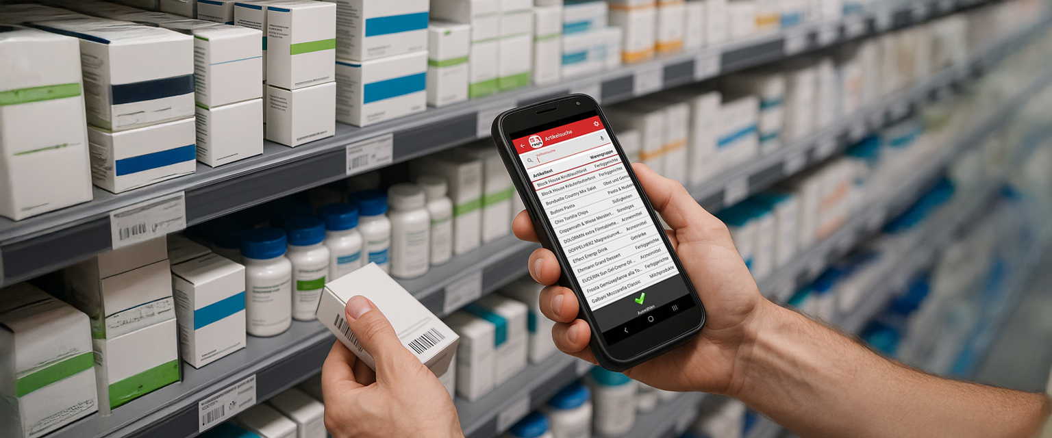 Effiziente MHD-Kontrolle im Pharmagroßhandel.